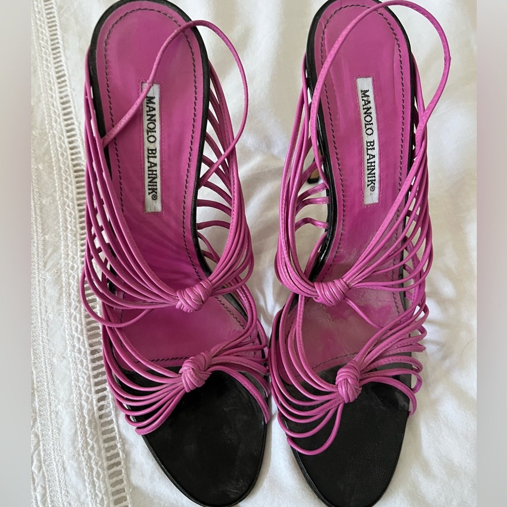 Brand new Manolo Blahnik strappy sandals